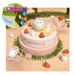 KB100078 KB100098 - Cartoon Animals Rotating Musical Ejection Disc Game Kids Interactive Desktop Toy